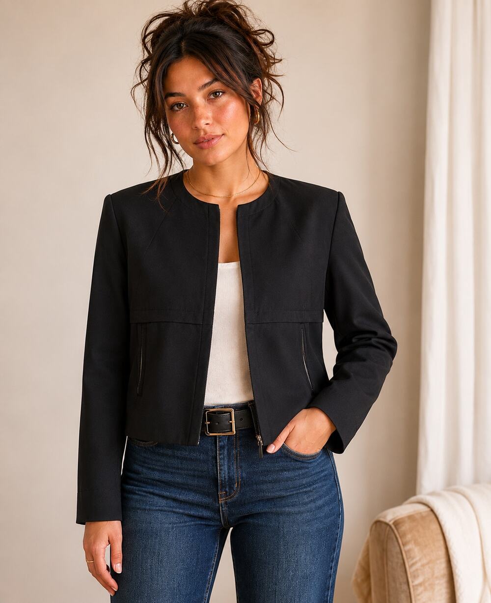 Vintage 1995 LAUNDRY by Shelli Segal Compliance Alliance Black Jacket Size 6